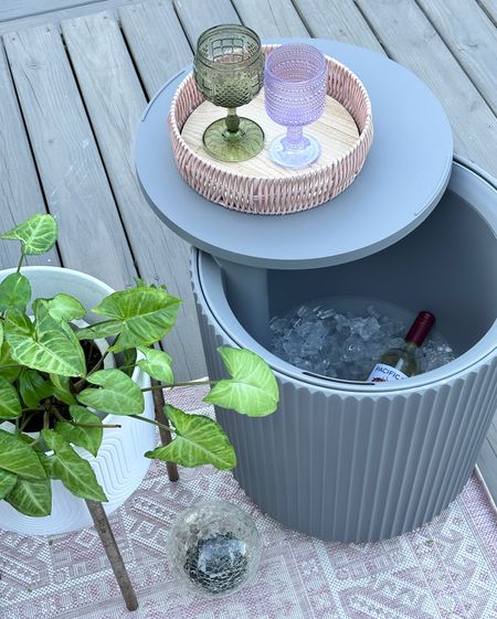 Outdoor fluted side table that doubles as a cooler. Comes in 4 colors!
By Veradek

#LTKhome #LTKSeasonal