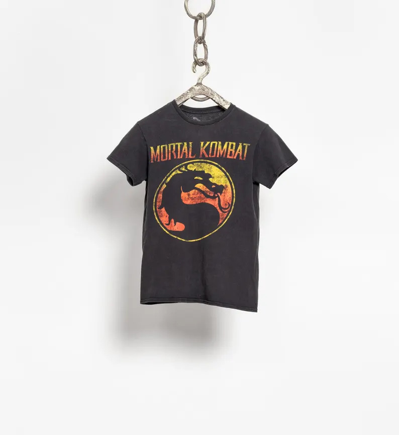 MORTAL KOMBAT TEE Vintage T-shirt Small Fit Y2K Video Games Official / Small Mediudm - Etsy Canad... | Etsy (Global)