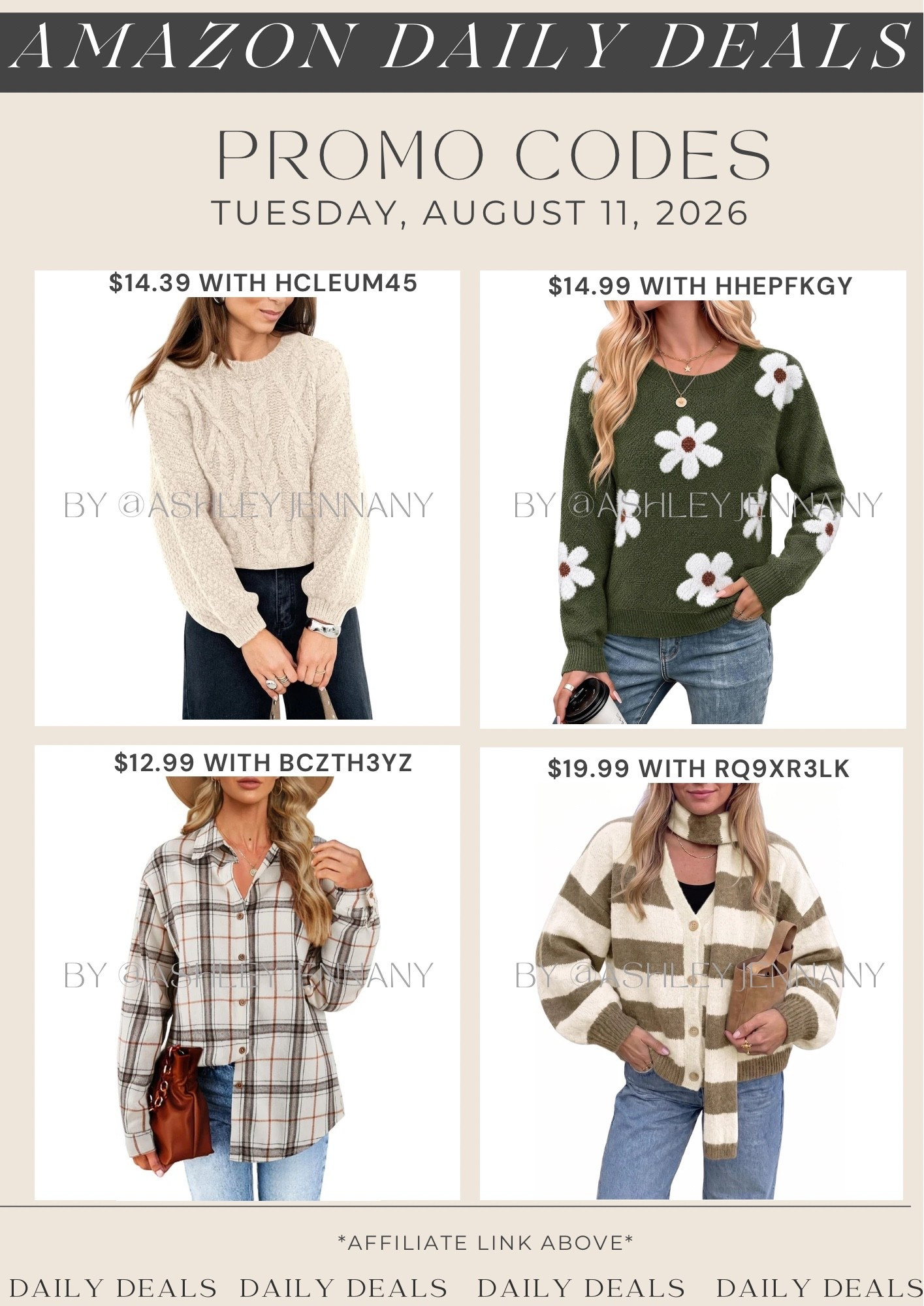 Amazon deals

#LTKSaleAlert #LTKMidsize #LTKSeasonal