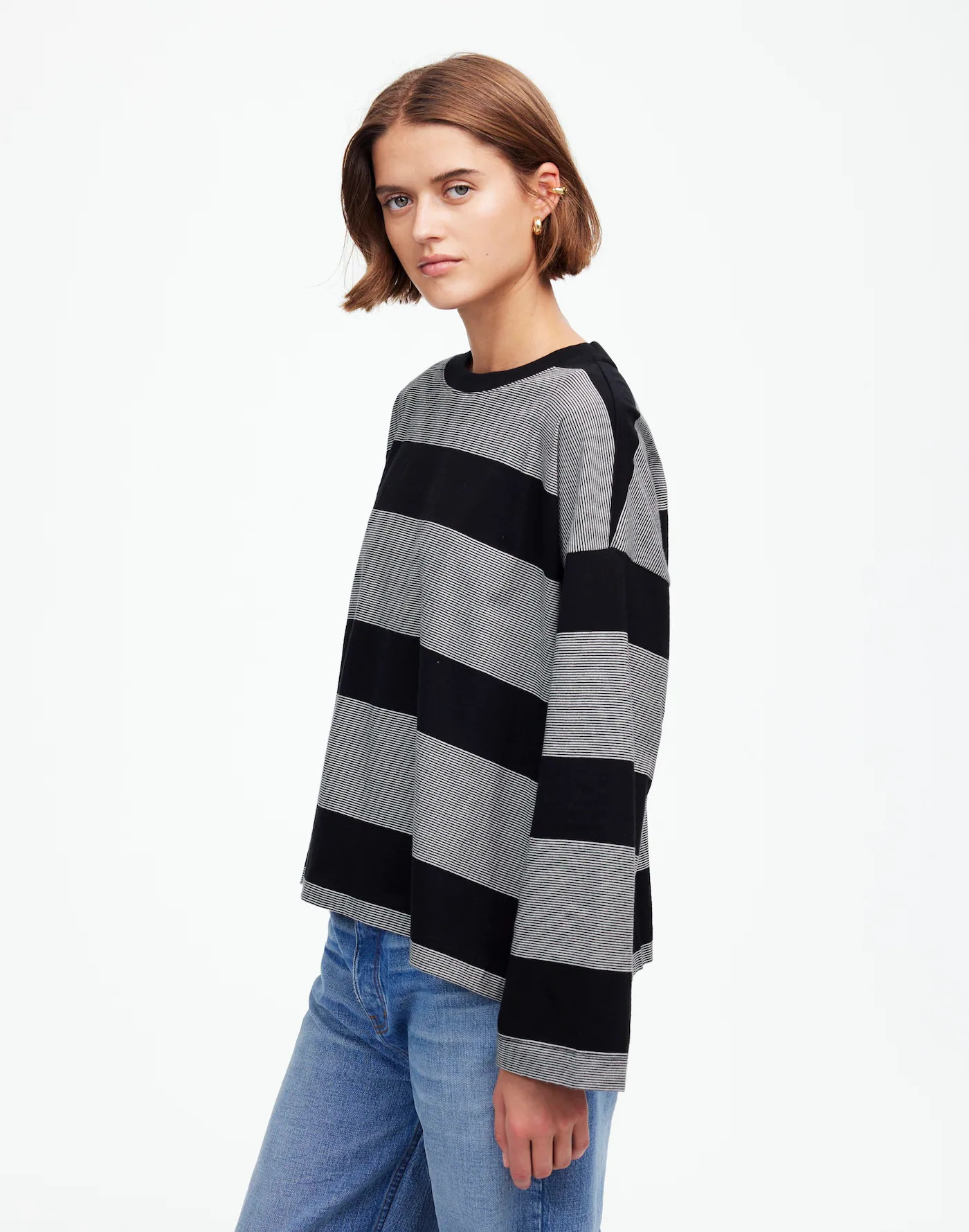 Easy Crewneck Long-Sleeve Tee | Madewell