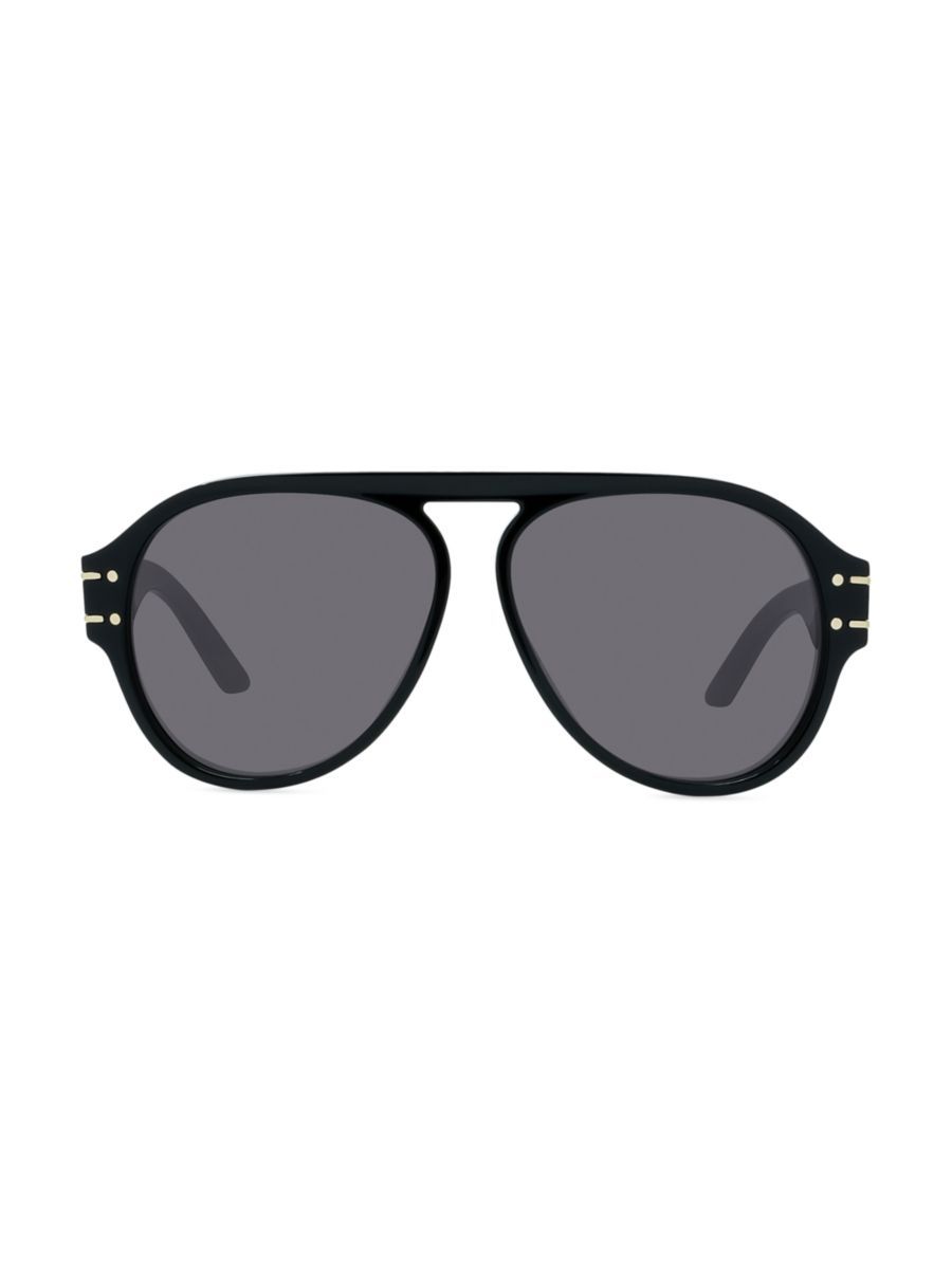 Dior DiorSignature A1U 58MM Pilot Sunglasses | Saks Fifth Avenue