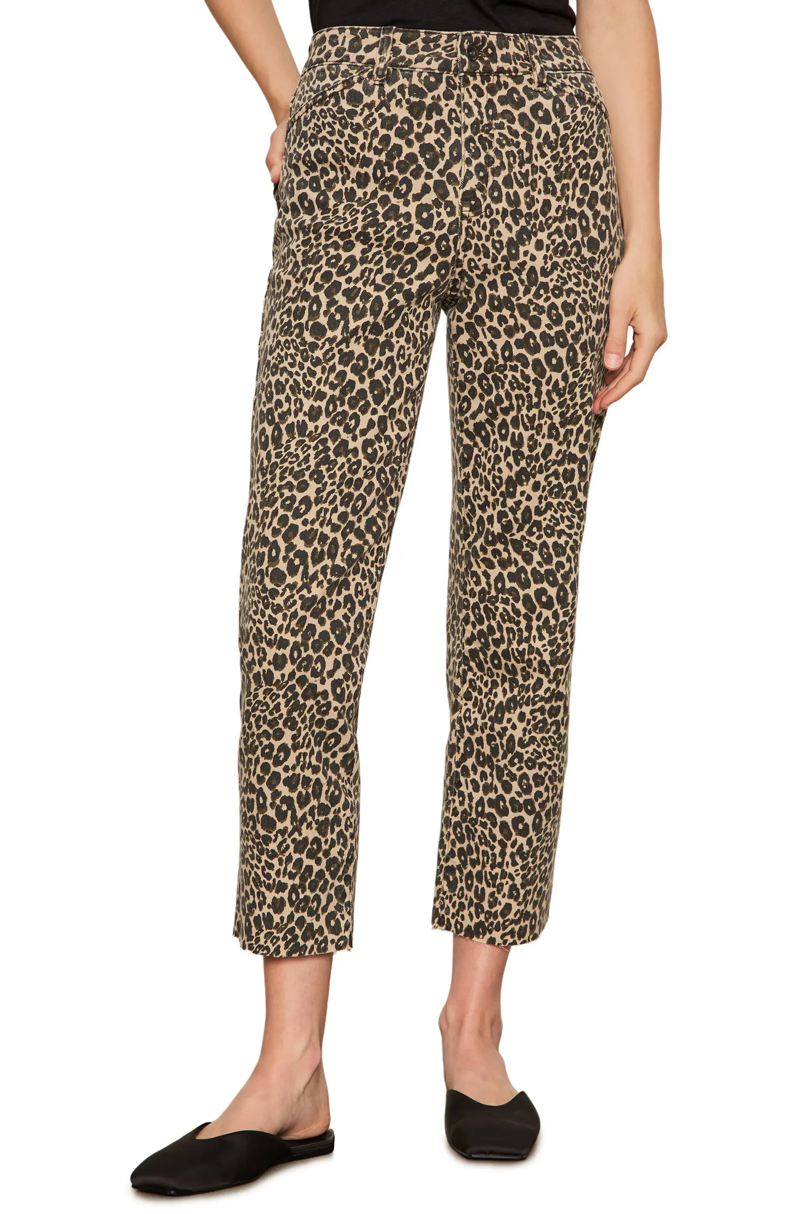 Sanctuary Cadence '90s Raw Hem Crop Straight Leg Jeans | Nordstrom | Nordstrom