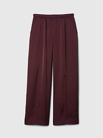 Mid Rise Recycled Satin Seamed Pants | Gap (US)