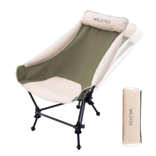 Folding Rocking Camping Chair with High Back, Carry Bag | Amazon (US)