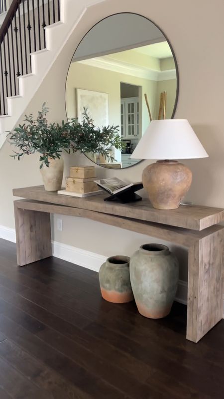 You know I have been wanting to refresh my entryway and today I get to share how it came together. This refresh was courtesy of  @KathyKuoHome with this beautiful console table that is also very well priced. I shopped my home for all the accessories used and I’m so happy with the way it came together. Check out the beautiful Kathy Kuo Home console table here. 
#LoveWhereYouLive
#ad

#LTKstyletip #LTKFind #LTKhome