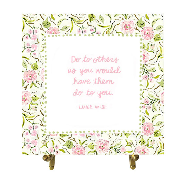 Luke 6:31 Watercolor Verse Card | Evelyn Henson