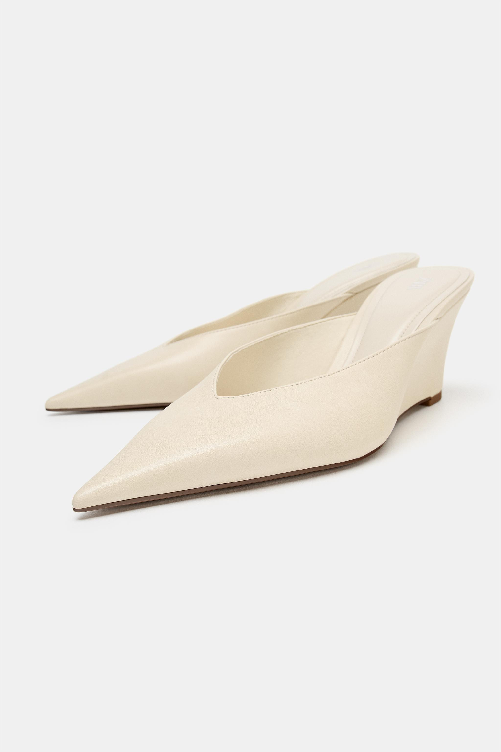 SLINGBACK WEDGE SHOES | Zara US