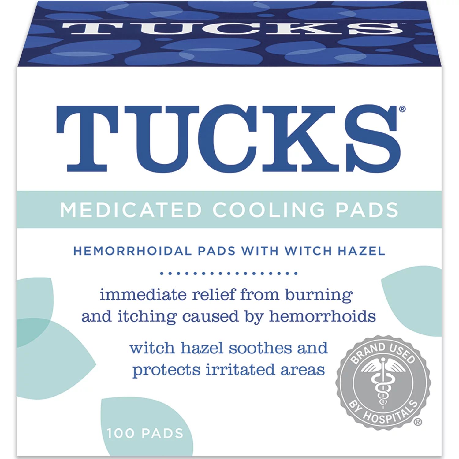 TUCKSTUCKS Medicated Cooling Hemorrhoid Pads, 100 CountUSD$7.687.7 ¢/ea(4.8)4.8 stars out of 238... | Walmart (US)