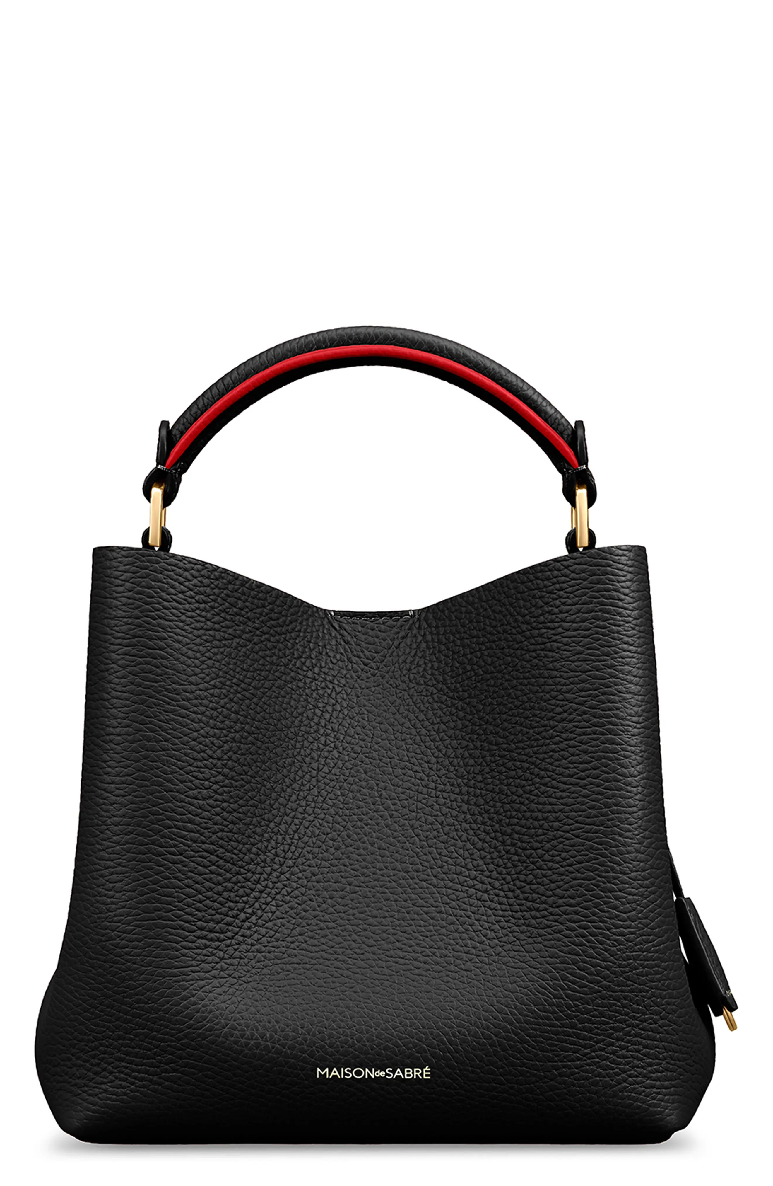 MAISON de SABRÉ The Mini Bucket Bag in Foam Cashmere at Nordstrom | Nordstrom