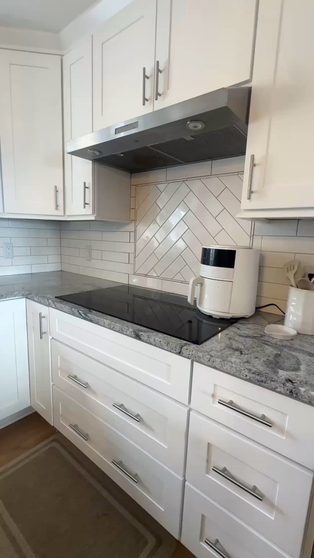 I wanted to bring a little more warmth and detail into our kitchen… so I swapped out all 55 of our brushed nickel pulls for brushed brass 🤍

I also mixed it up—using one style for the cabinets and another for the drawers—and WOW, the difference it made. It instantly feels cozier, more intentional, and so much more elevated.

It’s the smallest details that people overlook… but they’re the ones that completely transform a space.

Save this if your kitchen needs a simple upgrade ✨

#kitchendesign #interiordesign #homeupgrade #designinspo #kitcheninspo


#LTKHome