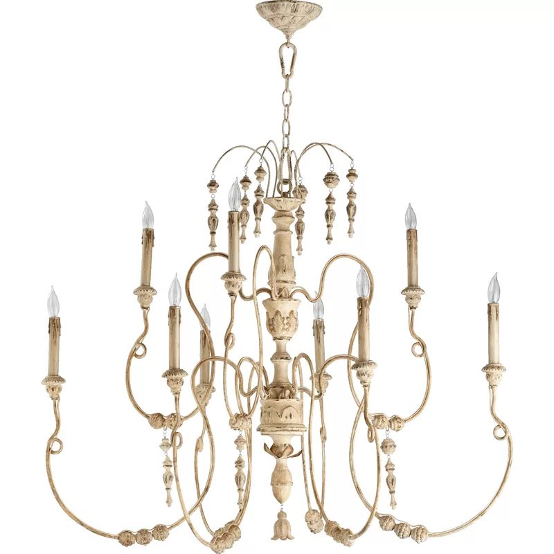 Paladino 9 - Light Candle Style Classic / Traditional Chandelier | Wayfair North America