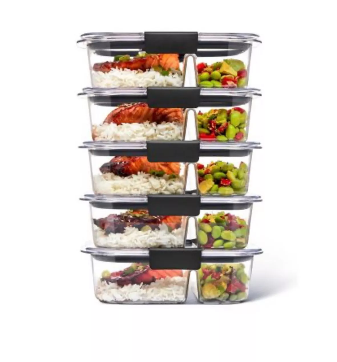 Simply Green Meal Prep Containers With Divider Natural - 1000ml - 10pk :  Target