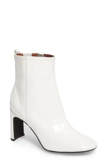 Women's Jeffrey Campbell Chapel Curved Heel Bootie, Size 10 M - White | Nordstrom
