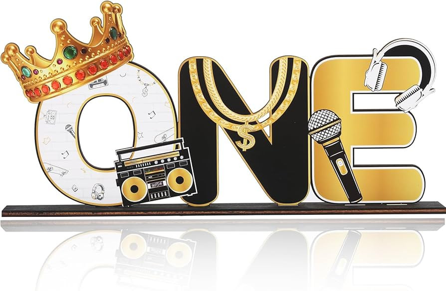 The Notorious One Birthday Decorations, Notorious One Sign for Table Centerpieces, the Big One Hi... | Amazon (US)