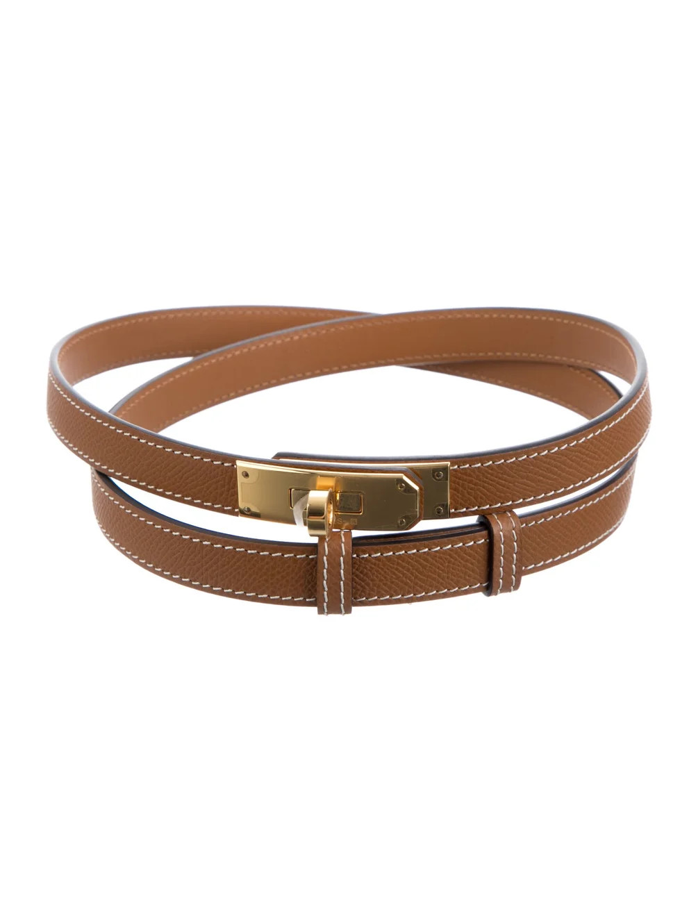 Epsom Leather Kelly Belt | The RealReal