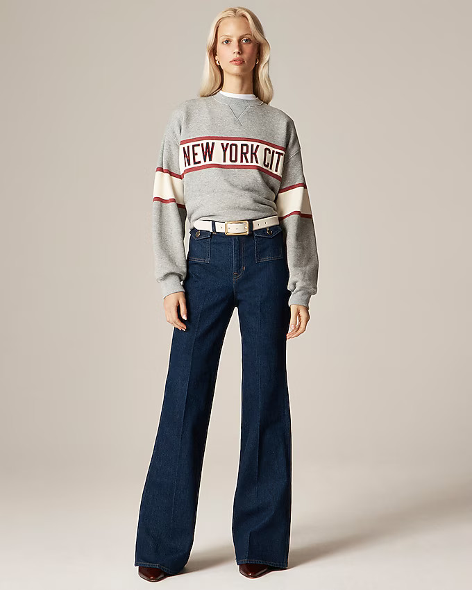 Vintage flare jean with flap pockets | J. Crew US