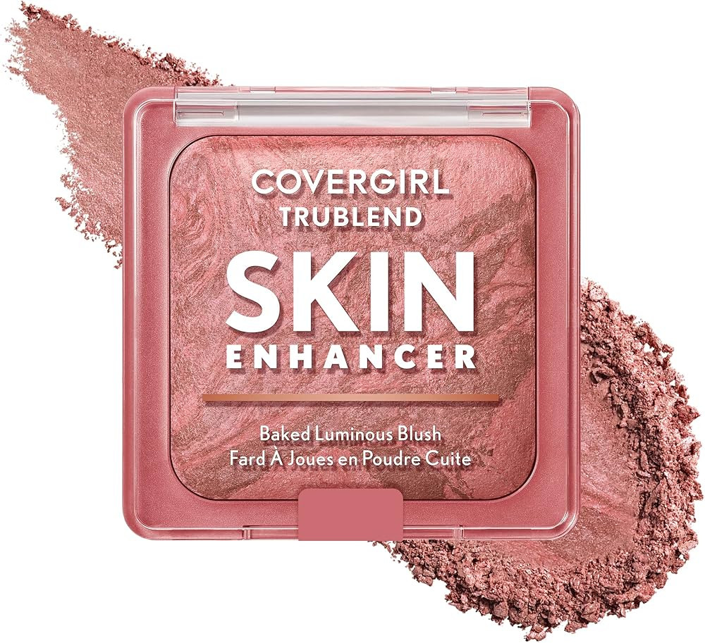 COVERGIRL TruBlend Skin Enhancer Baked Luminous Blush, with Hyaluronic Acid & White Rose Extract,... | Amazon (US)