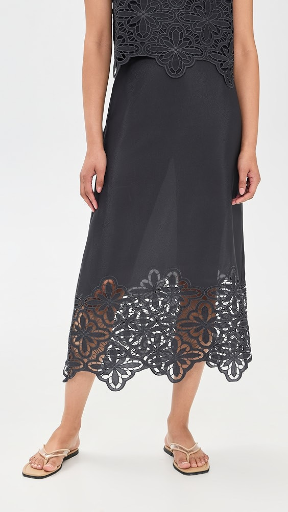 Splendid Pia Pinwheel Eyelet Skirt | Shopbop | Shopbop