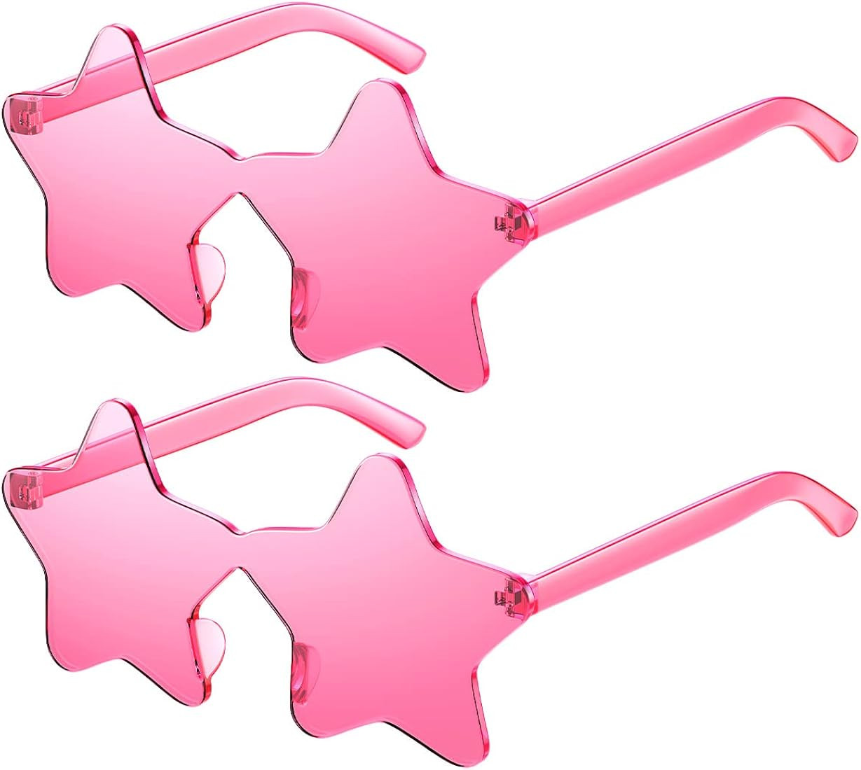 Gaiatop Heart Sunglasses for Women Candy Color Transparent Rimless Heart Glasses for Girls Cute H... | Amazon (US)