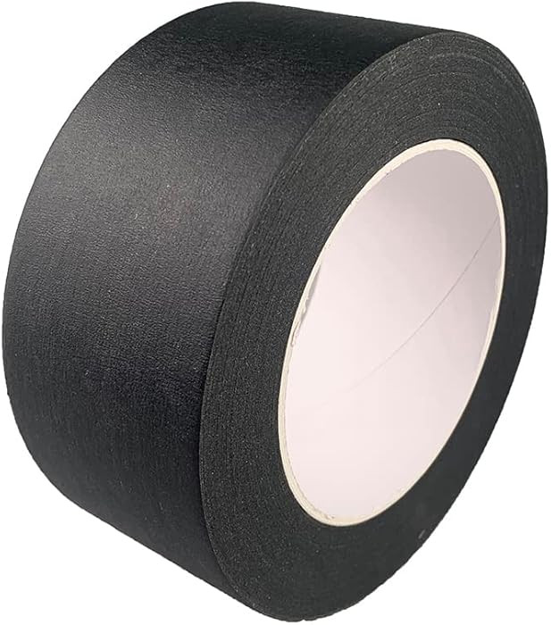 2 Inch Black Wide Masking Tape, Black Painters Tape for Home, Office, School Stationery, DIY Art,... | Amazon (US)