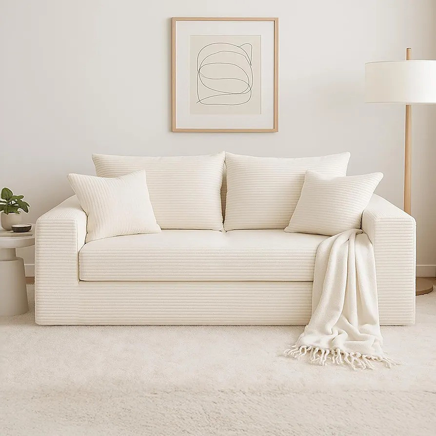 Not me obsessed with a loveseat 🤍 Wayfair Spring Cyber Week ends tonight (up to 80% off!!) and this small space sofa made my space feel sooo cozy & elevated ✨🛋️#WayfairDeals #SpringSale #FinalHours #LoveseatFinds #SmallSpaceLiving #ApartmentDecor #CompactLiving #ModernLivingRoom #NeutralHome #CozyHomeVibes #InteriorGoals #HomeInspo #AestheticLiving #CleanAesthetic #MinimalVibes #HomeUpgrade #DreamHome #ChicDecor #SaleEnding #DontMissOut #LTKFinds #PrettyHome #SpaceSavingFurniture

#LTKSeasonal #LTKHome #LTKSaleAlert