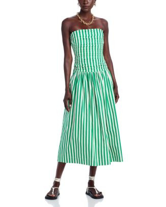 Selma Striped Drop Waist Midi Dress | Bloomingdale's (US)