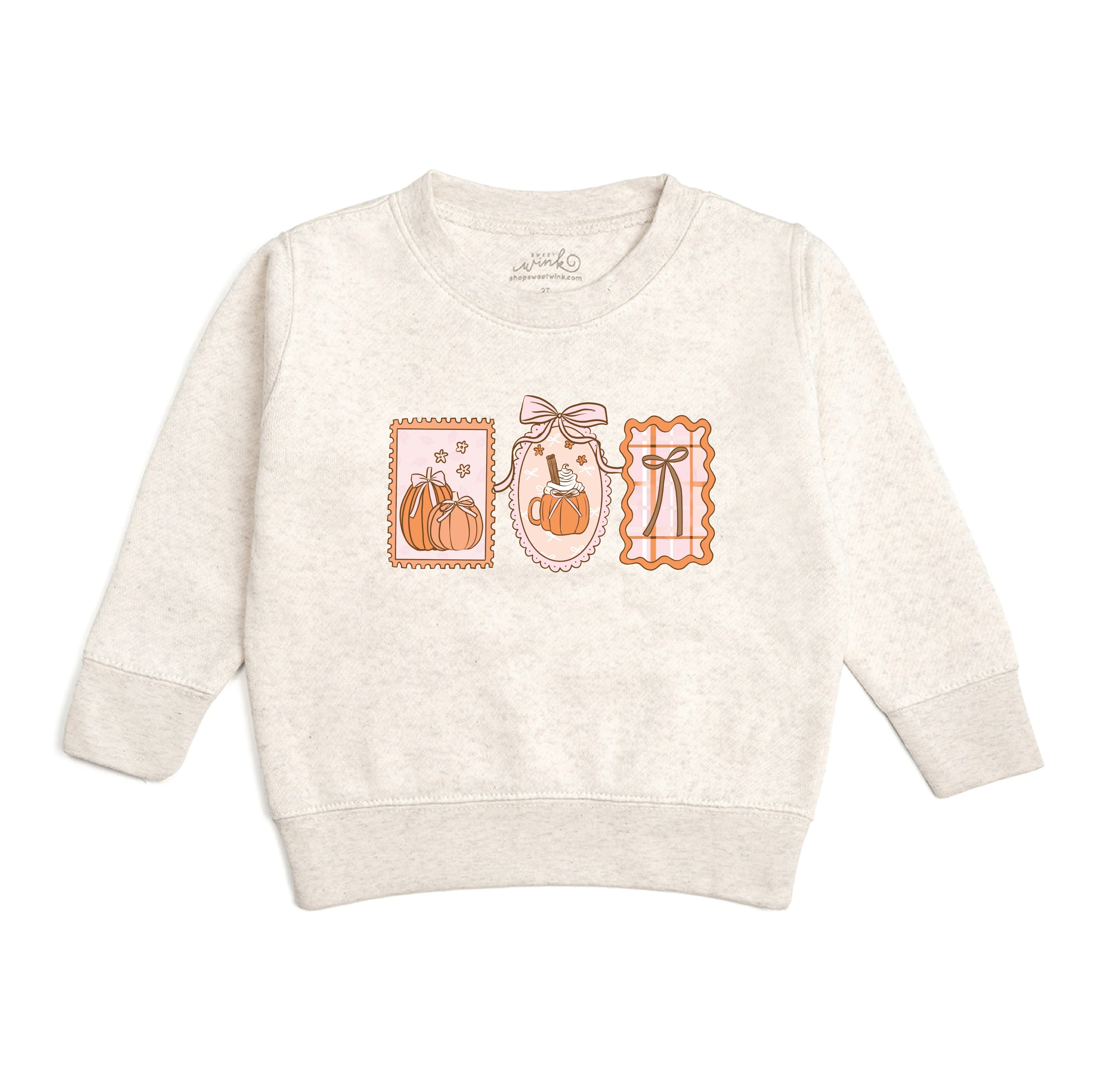 Pumpkin Cameo Sweatshirt | Sweet Wink