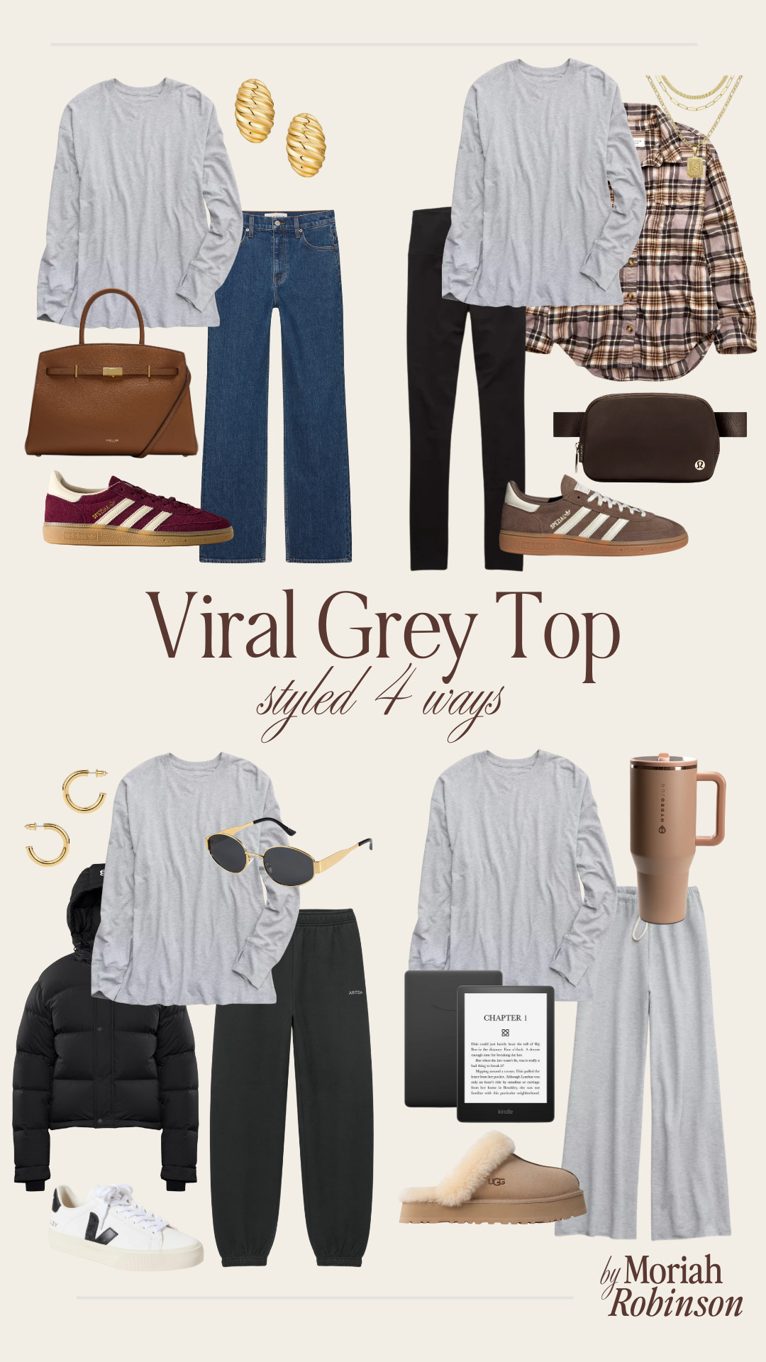 This Aerie long-sleeve shirt can easily be dressed up or down for whatever you have planned for the day ahead.  

 #LTKootd #LTKmomlife #LTKActive