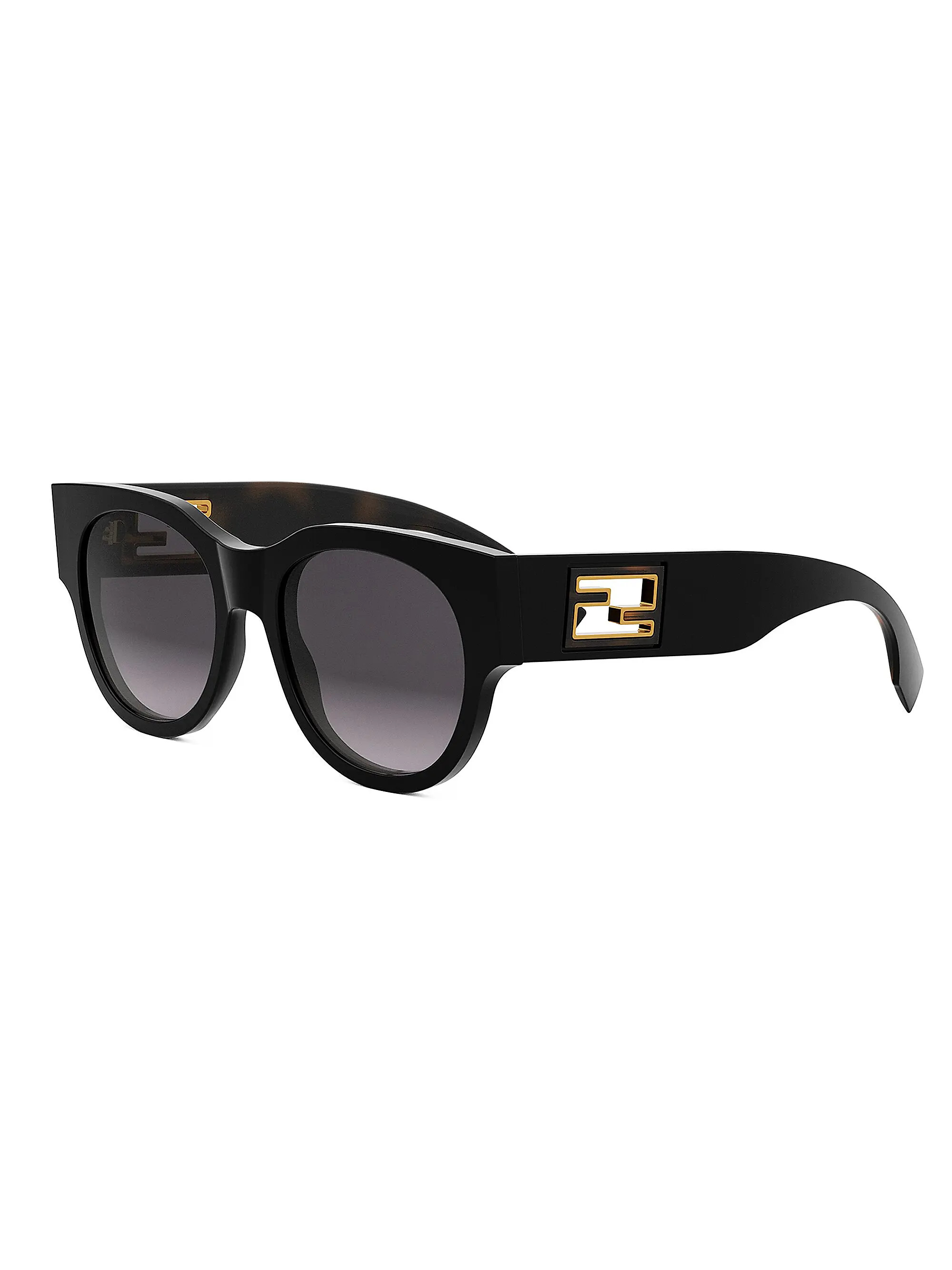 Baguette 53MM Round Sunglasses | Saks Fifth Avenue