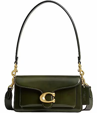 COACH Spazzolato Leather Tabby 20 Bag - Olive | Dillard's