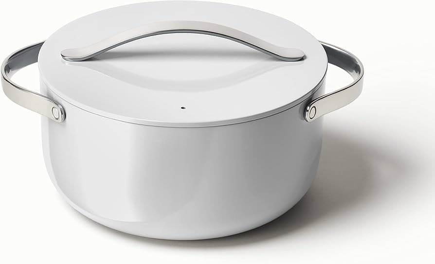 Caraway Nonstick Ceramic Dutch Oven Pot with Lid (6.5 qt, 10.5") - Non Toxic, PTFE & PFOA Free - ... | Amazon (US)