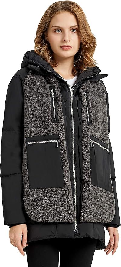 Orolay Women’s Fleece Down Coat Thickened Winter Puffer Down Jacket | Amazon (US)