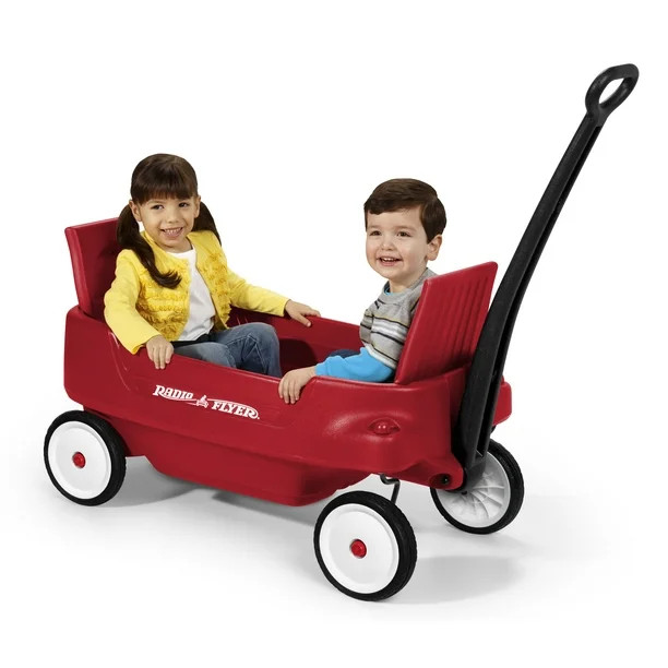 Radio Flyer, Pathfinder 2-in-1 Wagon, Folding Seats, Red - Walmart.com | Walmart (US)