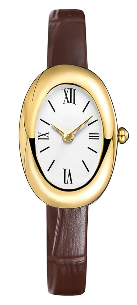 MASTOP Bracelet Watch for Women - Elegant 24mm Oval Dial Bangle Watch - Gold Jewelry Style Quartz... | Amazon (US)