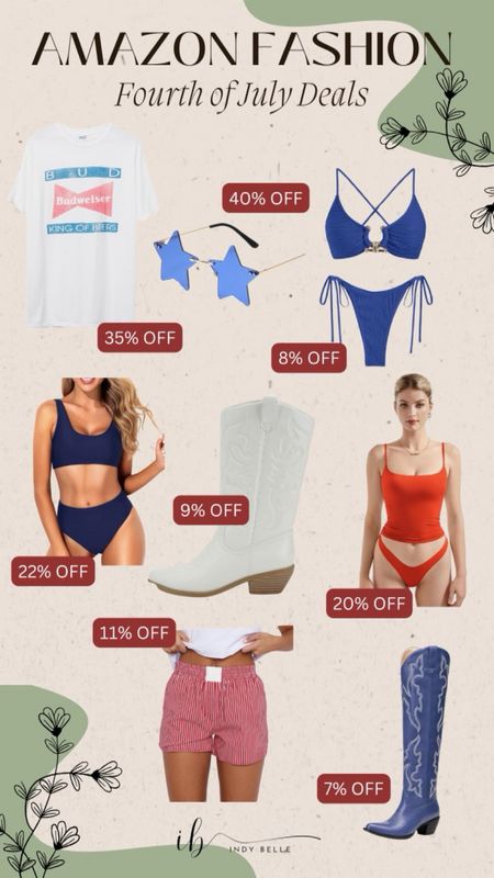 Amazon Fashion ✨FOURTH OF JULY DEALS✨ ❤️🤍💙

#LTKSeasonal #LTKSaleAlert #LTKSummerSales