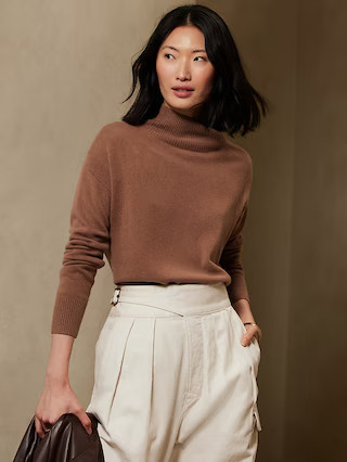 Cashmere Turtleneck Sweater | Banana Republic Factory