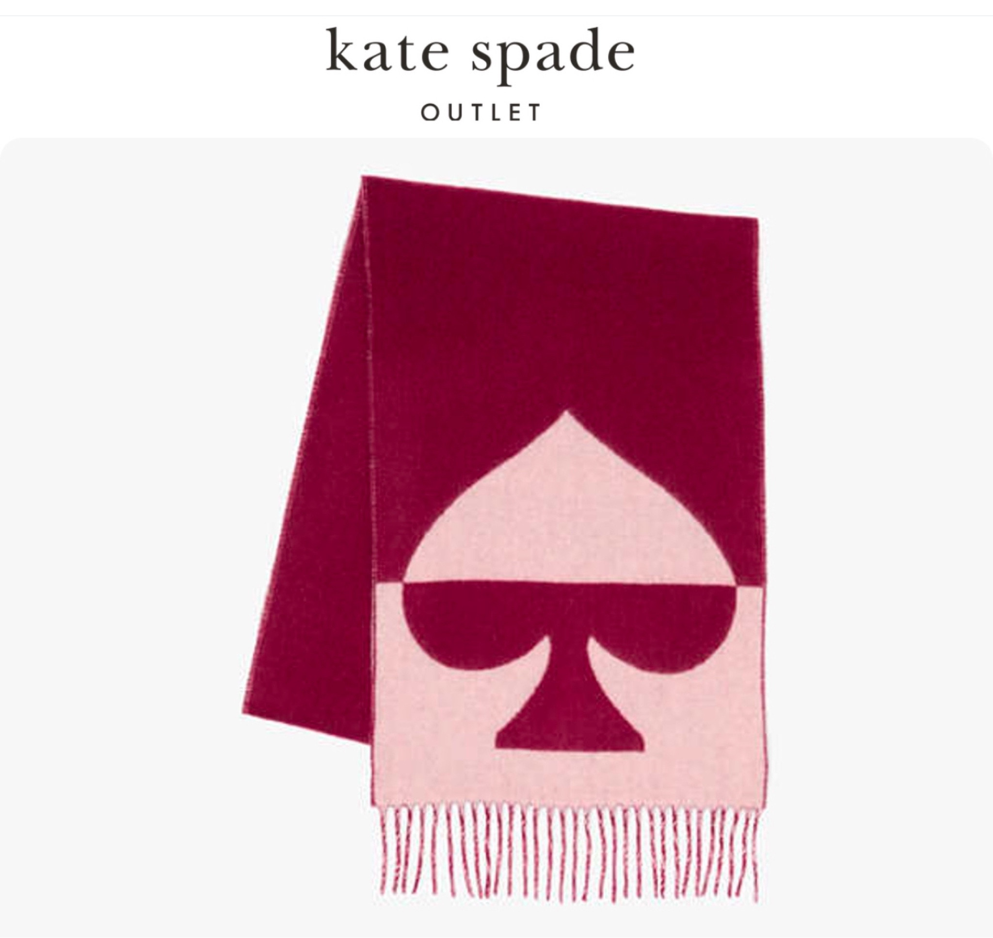 Kate spade ♠️ ♥️ scarf 🧣 

#LTKGiftGuide #LTKSeasonal #LTKStyleTip