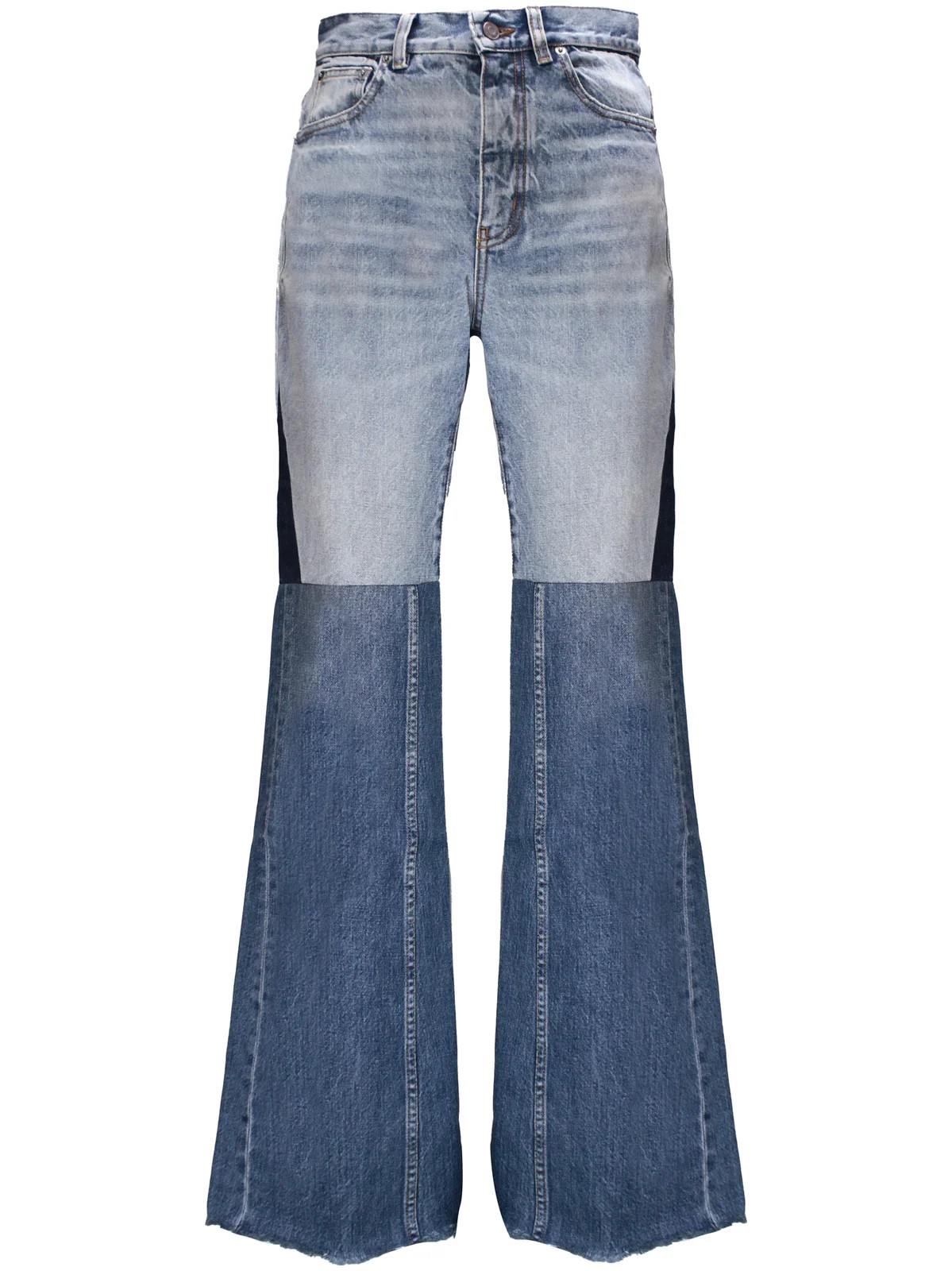 Chloé Patchwork Frayed Edge Jeans | Cettire Global