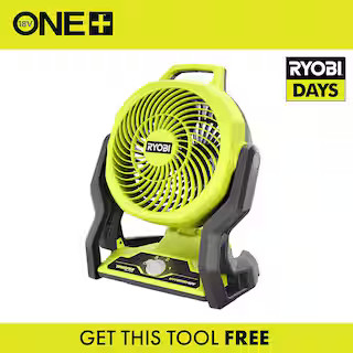 ONE+ 18V Cordless Hybrid WHISPER SERIES 7-1/2 in. Fan (Tool Only) | The Home Depot