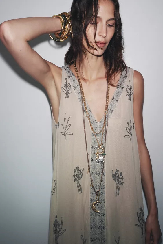 SUN & MOON CHARM NECKLACE 2-PACK | Zara US