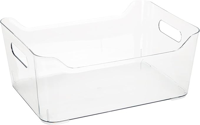 Simplify Large, Super Clear Storage Tote Bin | Amazon (US)