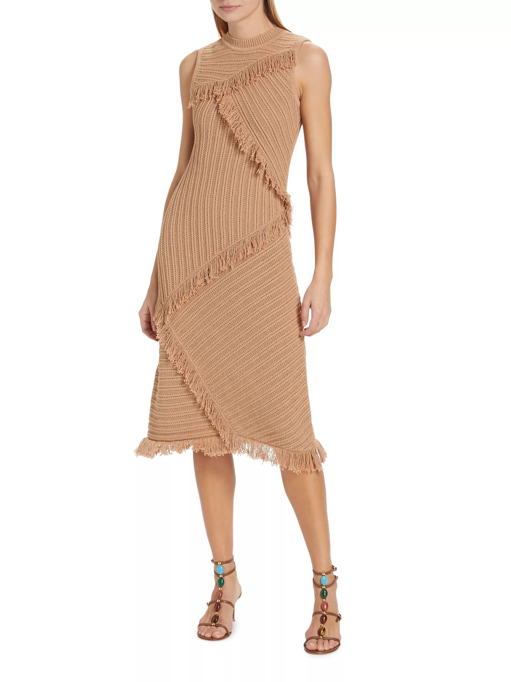 Kelly Tassel Knit Midi-Dress | Saks Fifth Avenue