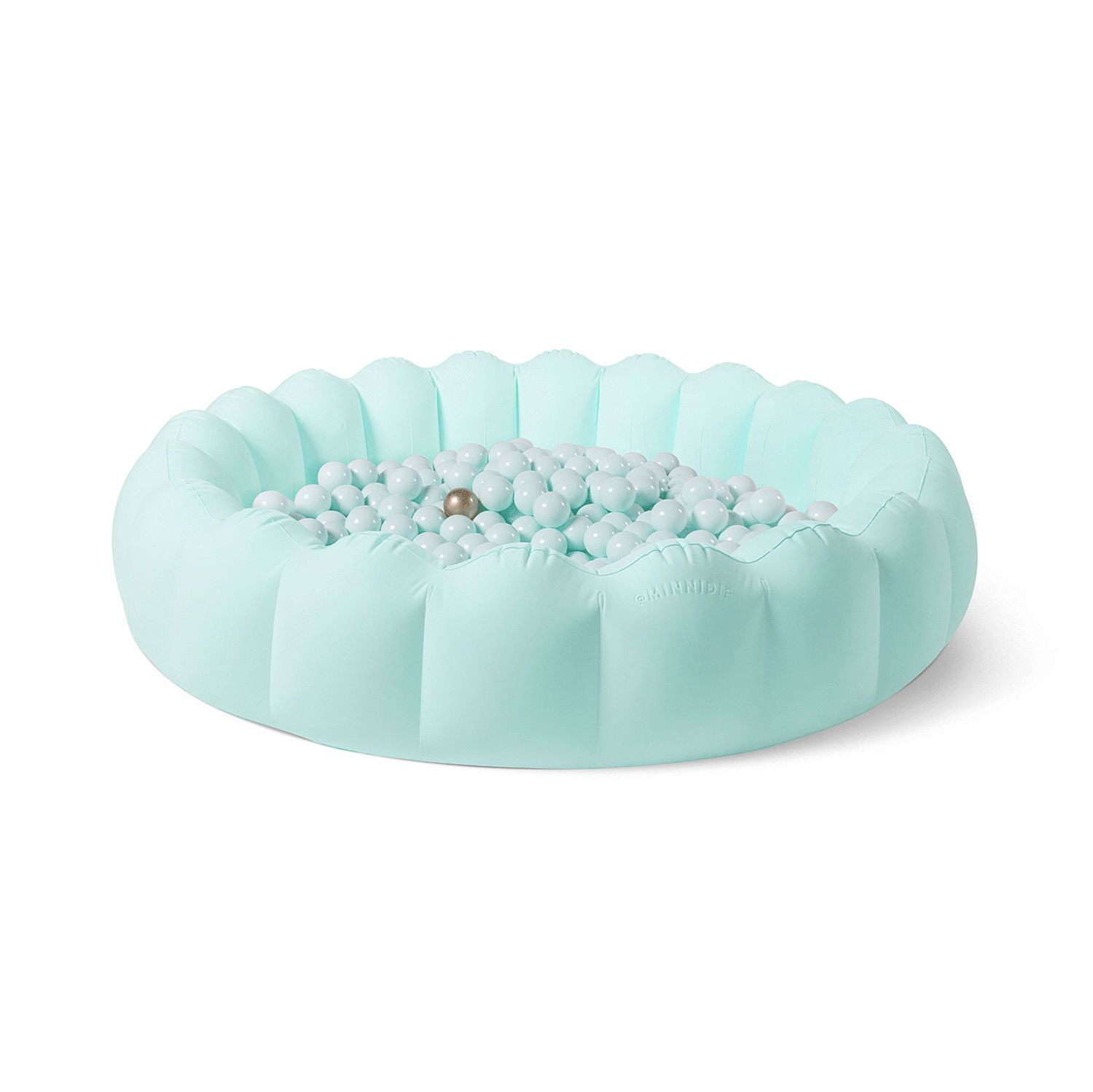 The DiPP!T™ Ball Pit in MINT SORBET VELVET — MINNIDIP LUXE INFLATABLE POOLS BY LA VACA | Minnidip