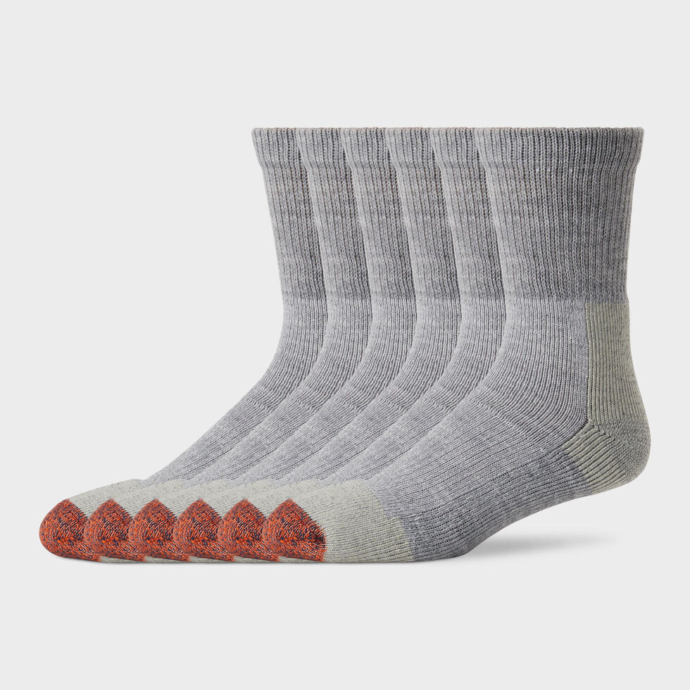 Men's Everyday 6-Pack Midweight Crew Socks | Duluth Trading Company