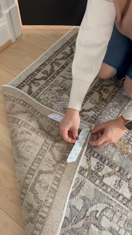 Love these rug grippers to keep or rug from sliding! 

#LTKsalealert #LTKfindsunder50 #LTKhome