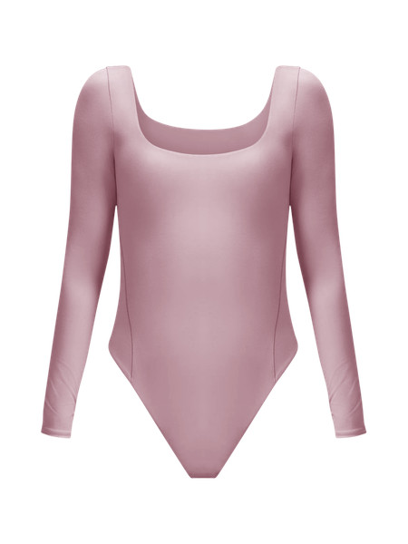 Wundermost Ultra-Soft Nulu Square-Neck Long-Sleeve Bodysuit | Women's Long Sleeve Shirts | lulule... | Lululemon (US)