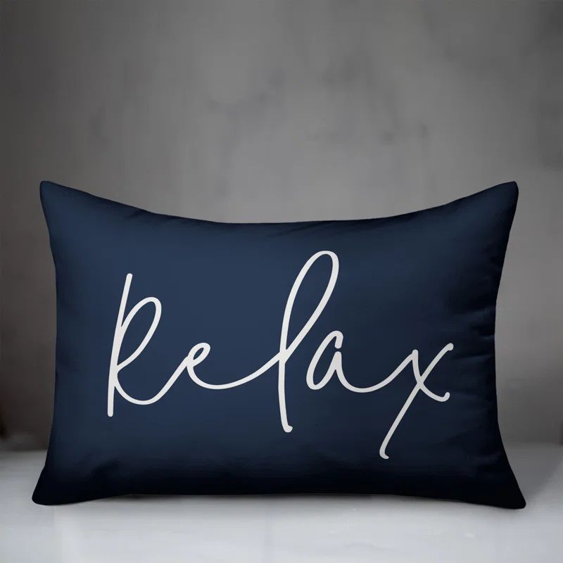 Mcgee Textual Indoor/Outdoor Throw Pillow | Wayfair North America