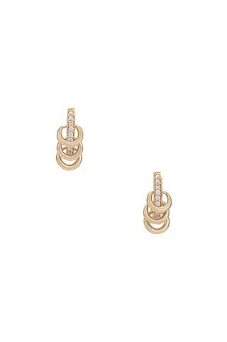 Pierced Huggie Earrings | FWRD 