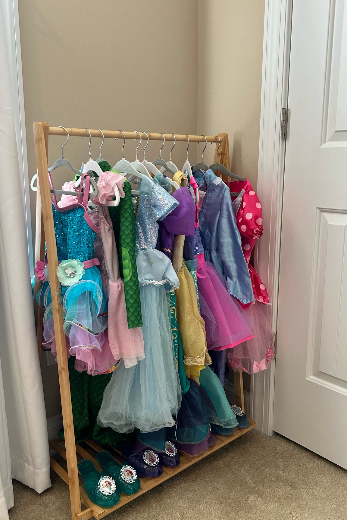 We finally got Noah a dress up rack where she can keep all her costumes organized. I love this one because it’s small but also holds a lot.. it’s also lightweight and easy to move! 👑

#LTKFallSale #LTKBeauty #LTKKids