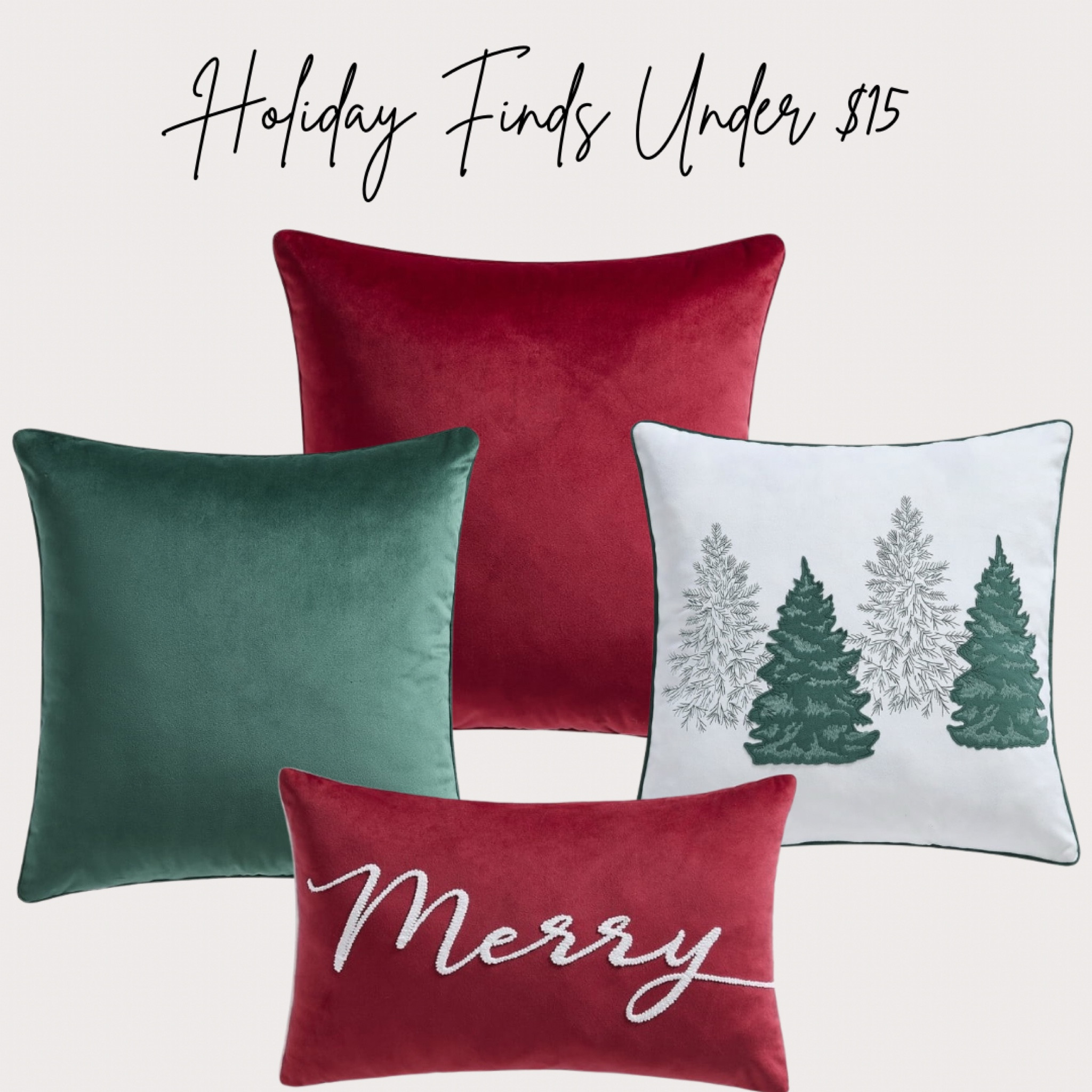 Holiday throw pillows, Christmas pillows, velvet pillows 
#christmasdecor #holidaydecor #velvetpillows #throwpillows #christmaspillows

#LTKHome #LTKSeasonal #LTKHoliday